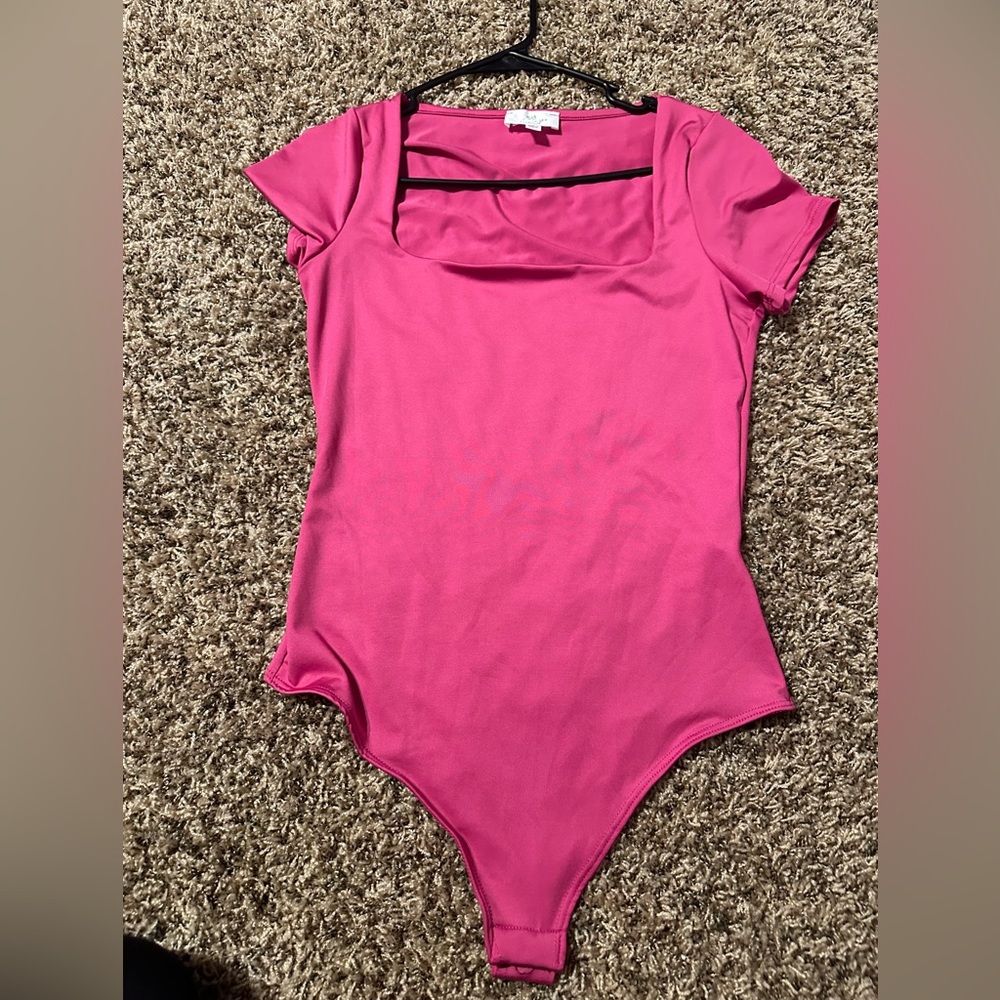 Pink never worn body suit